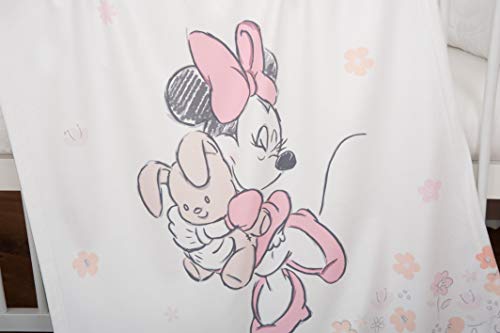 Herding DISNEY MINNIE MOUSE baby-fleece deken, 75 x 100 cm, polyester, wit - Image 4