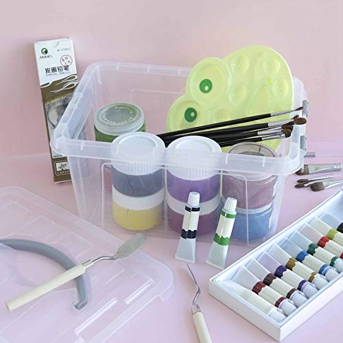 Vcansay - Contenitori in plastica trasparente, 6