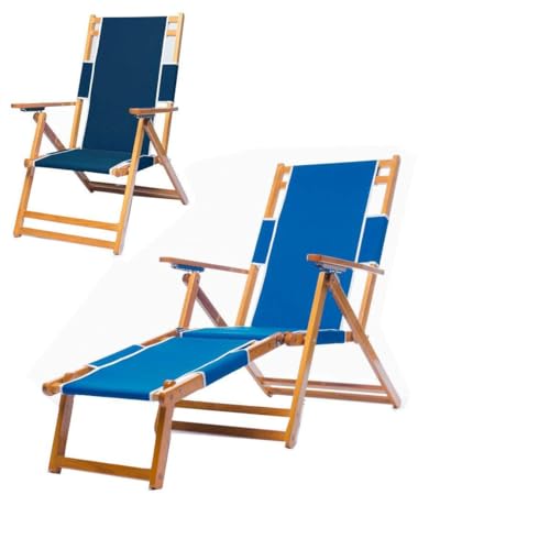 Frankford Umbrellas Heavy Duty Commercial Grade Oak Wood Beach Chair/Chaise Lounger