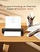 PRT Portable Printer Wireless for Travel, Inkless Bluetooth Small Mobile Thermal Printer, Support 8.5