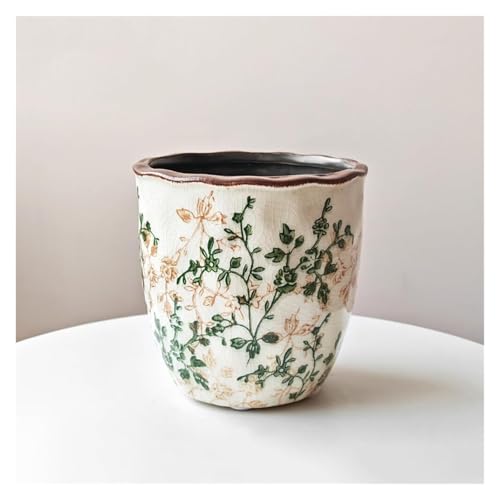 Pots de fleurs en céramique pour succulentes, solution drainage et décoration verte - 2