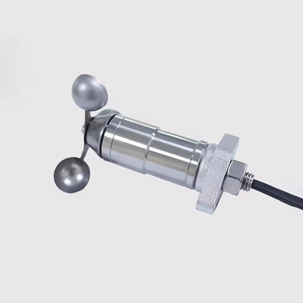Anémomètre de Haute Précision à 3 Coupelles en Acier Inoxydable pour la Surveillance des Conditions Météorologiques Extérieures et des Grues à Tour