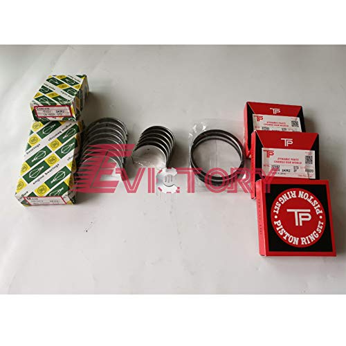 Roulements et joints Isuzu 3KR2 pour réparer les fuites d'huile et pertes de compression