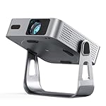 [Ultra-Thin & NetfIix Officially] Smart Mini Projector 4K, VISSPL Auto Focus & Keystone WiFi 6 & Bluetooth 27000 Lumen 1080P Full HD Portable Projector for Bedroom/Outdoor/Phone/iOS/Android