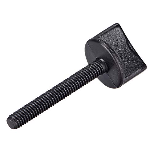 uxcell M4 x 30mm Thumb Screw Bolt Hand Driven Spade Nylon Plastic Screws Metric Thread for RC Model Aircraft 5 Pcs