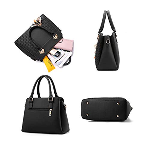 Amaze-Women-Top-Handle-Handbags-Shoulder-Satchel-Bag-Tote-Messenger-Purse-with-Tassel