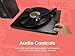 Victor VWRP-1600 Lincoln Record Player, 3-Speed Turntable with Bluetooth Connectivity, Vintage Wood Finish, Dual Detached Speakers, Dust Cover, RCA Output, and Aux Input