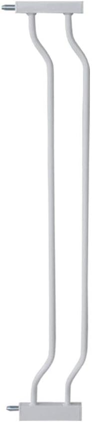 ALLAIBB Extra Wide Pressure Mount Baby Gate Auto Close White Metal Child Dog Pet Safety Gates with Walk Through for Stairs,Doorways,Kitchen and Living Room(4.72"/12cm)