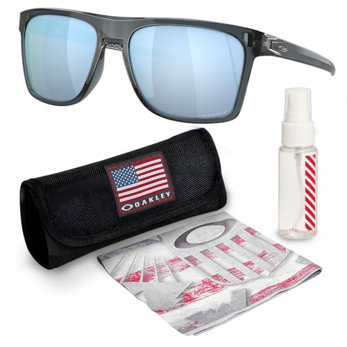 Oakley OO9100 LEFFINGWELL – Polarized/Non-Polarized - Rectangle Sunglasses with Official Eyewear Kit Bundle