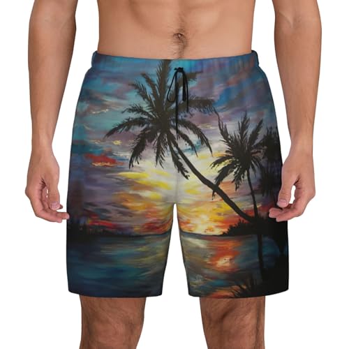 Short de plage double couche pour homme qui évite les frottements du sable
