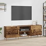 【Rangement Optimisé】 Organisez vos appareils multimédias, livres et objets décoratifs grâce à ce meuble TV avec 2 portes et compartiments spacieux. Idéal comme meuble d'appoint ou armoire de rangement, il permet de garder votre salon, chambre ou console d'entrée parfaitement ordonné et accessible.