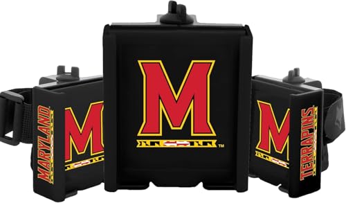 DESERT FOX GOLF Cart Phone Caddy for Maryland Terrapins Fans - Golf Cart Phone Holder & Accessories - Officially Licensed Collegiate Golf Gifts