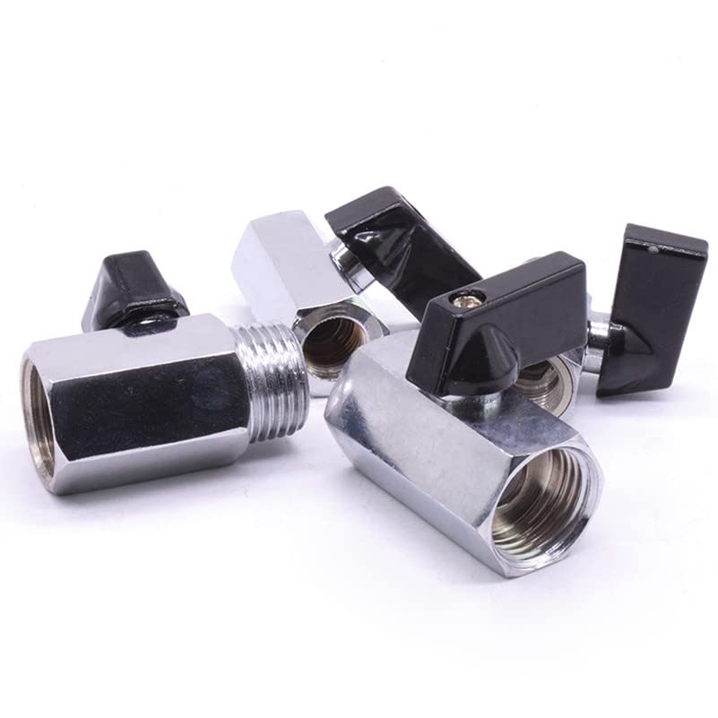 Mini válvula de bola en latón mecanizado de 1/4" BSP hembra de alta durabilidad