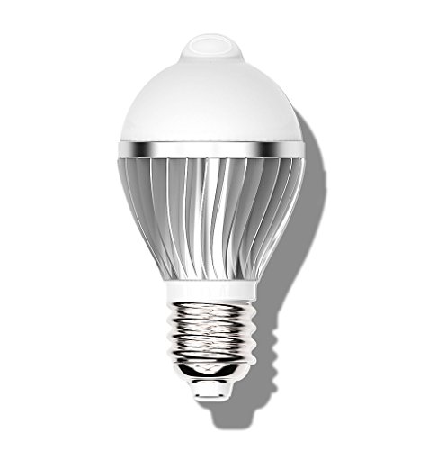E27 Based 5W AC 85-265V PIR Infrared Motion Detection Sensor Light Sensor LED Bulb Auto Switch Energy Saving Night Lamp Indoor