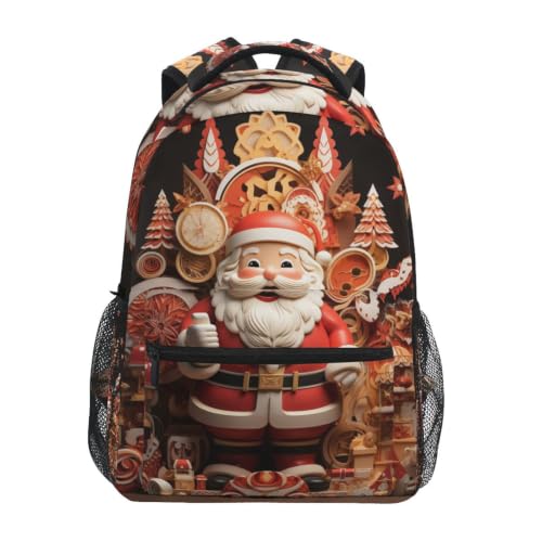 Cartable sac à dos école Père Noël抗震 protégeant les dossiers d'enfant