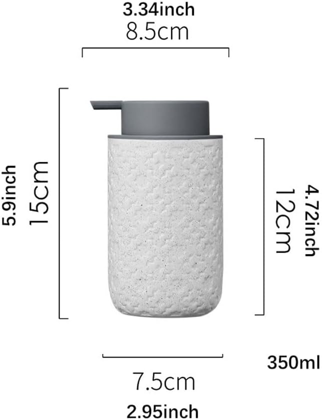 Kitchen Soap Dispenser Small Soap Dispenser Luxury Style Hand Soap Shower Gel Dispenser Press Soap Dispenser for Bathroom and Kitchen Bathroom Soap Dispenser(A)