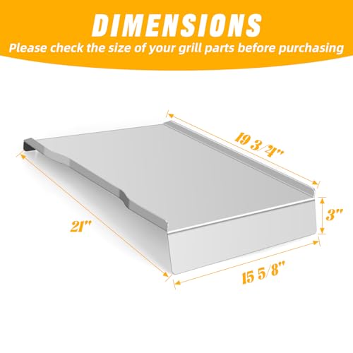 Image of Drip Tray Replacement Parts for Traeger Ironwood 650, Redland, Redland XL, Stainless Steel Drip Pan Replacement Parts Accessories for Traeger KIT0438 BAC506 Pellet Smoker Grills