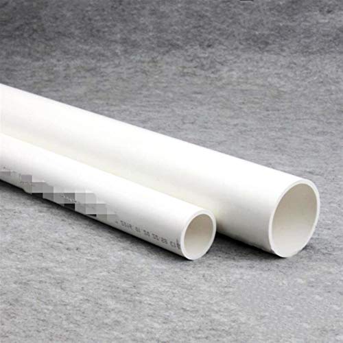 PVC rigido tubi rotondi, 2pcs 50 centimetri O.D 20~50 millimetri bianco UPVC tubo del rifornimento idrico del tubo, tubo di irrigazione Fish Tank PVC tubo acquario Drainpipe Acqua Utilizzati per il