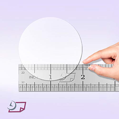 Clear Retail Package Seals, Round Circle Wafer Stickers, 500 Per Roll (2") - Thumbnail 5