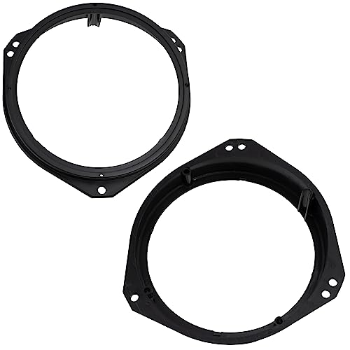 AERZETIX - C11642 - Lot de 2 Adaptateurs/supports pour haut-parleurs de voiture Ø165 mm - côté de montage portières avant - compatible avec BMW X5 (E53)...