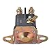 Price comparison product image Hansun 3-Terminal 12V Starter Solenoid Relay Contactor Switch Engine for MTD, Cub Cadet, etc. Compatible With 924285 Murray(33-331)