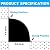 Duzzy 78 Inch Flexible Quarter Round Molding, Peel and Stick Silicone Rubber Trim Suitable for Shower Pans Gap and the Base of Staircase