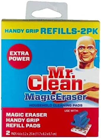 Mr Clean Magic Eraser - Recambio para agarre práctico, paquete de 2