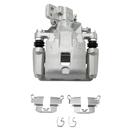 Image of TRQ Rear Left Brake Caliper w /Bracket Drivers Side