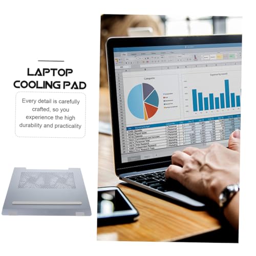 Base refrigerante para laptop de aluminio ajustable gris miniatura 5