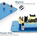 Magnetic Helping Hands Soldering, Helping Hand Tools, Third Hand with Vise Clamp, Adjustable PCB Holders, Soldering Arms, Extra Large Heavy Duty Base for Soldering Station Electronic Welding Jewelry
