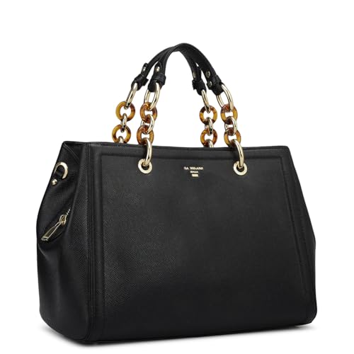 Image of Da Milano Leather Satchel for Women (2295A)