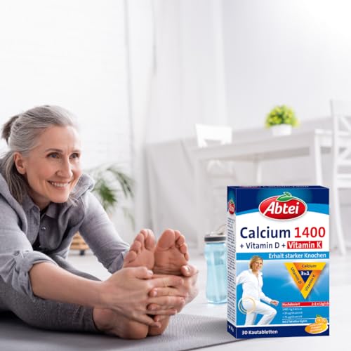 Abtei Calcium 1400 Plus D& KOsteo Vital, 132 g