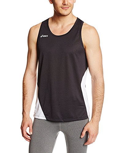 ASICS Men's Wicked Wrestling Singlet (Black/White), 3X-Large