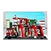Produktbild Acryl-Vitrine für Lego 60414 Modernisierung des Feuerwehr-Bausets  staubdichte Schaubox & Vitrine, Schaukasten kompatibel mit Lego 60414  nur Vitrine (Rückenspray, schwarzer Boden 2)