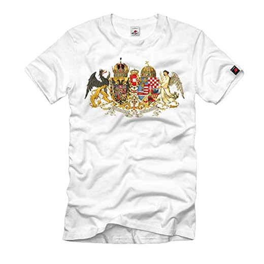 Österrike Ungern vapen K u K monarki emblem adler ängel – t-shirt #1570