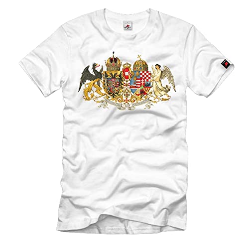 T-Shirt Autriche Hongrie K U K Monarchie vêtement historique aigle emblème ange Copytec 1570