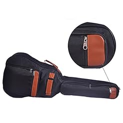 Housse pour guitare acoustique – 101,6 cm d’épaisseur – Double bandoulière rembourrée – Tissu Oxford – Imperméable – Sac… - Les Beatles, Paul McCartney, John Lennon, RIngo Starr, George Harrison Housse pour guitare acoustique - 101,6 cm d'épaisseur - Double bandoulière rembourrée - Tissu Oxford - Imperméable - Sac… – Image 2