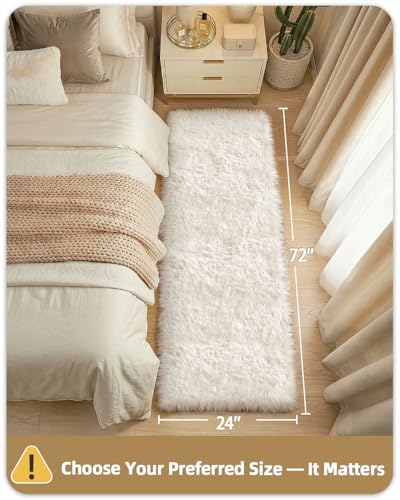 Tapete corredor fluffy 2x6, poliéster, antideslizante miniatura 2