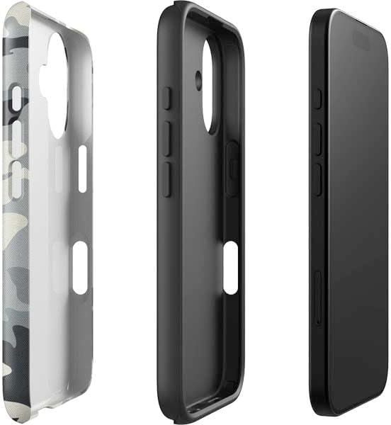 Skinit Impact Phone Case Compatible with iPhone 16 - Officially Licensed NFL Miami Dolphins Camo Design