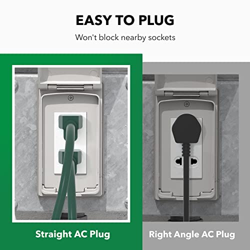 Bn-Link Outdoor Power Strip Yard Stake Timer(W Remote Control) With Photocell Dusk Till Dawn, Or On At Dusk & 2, 4, 6, 8 Hour Countdown, 6 Grounded Outlets 6 Ft Cord Weatherproof 1875W/15A Etl Listed #TOP2