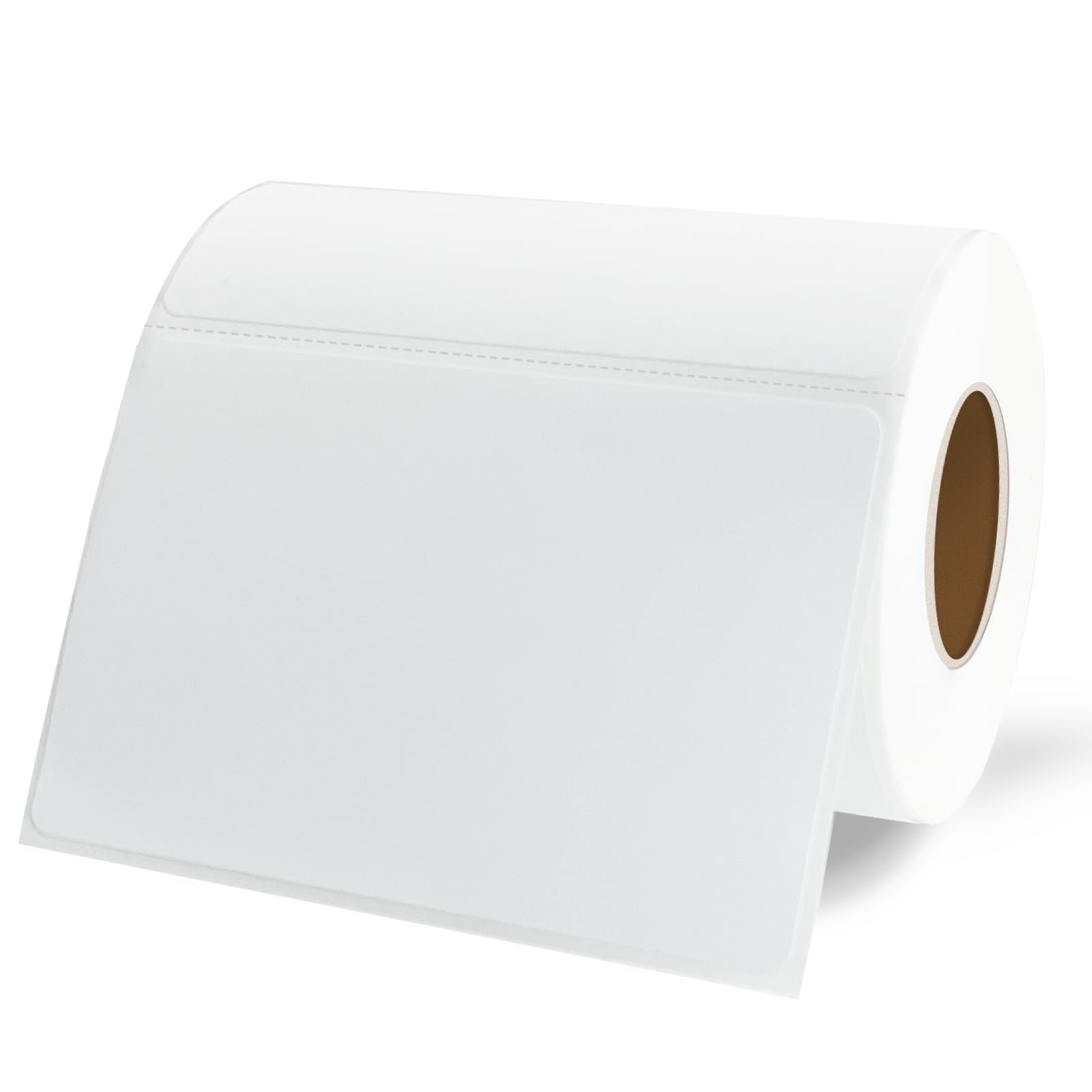 Name Tag Stickers,3.5" x 2.25" White Labels,Waterproof/Oil/Tear Resistant/Ink Won't Smudge (260pcs,1 Roll)