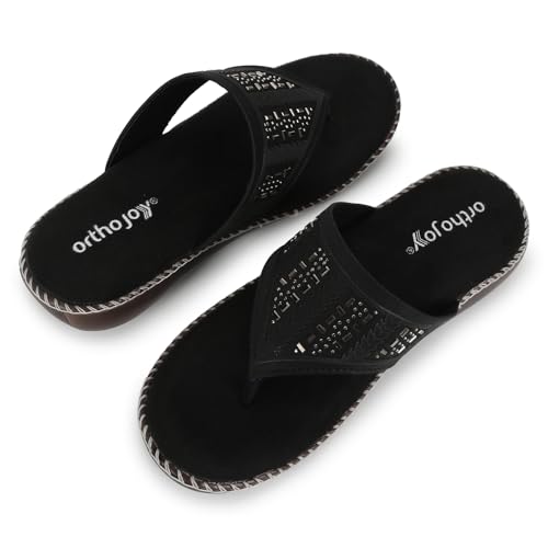 Image of ORTHO JOY doctor Footwear for women|| Fancy Footwear For Women || Orthopedic Women's Fancy Slipper /Sandal For Women