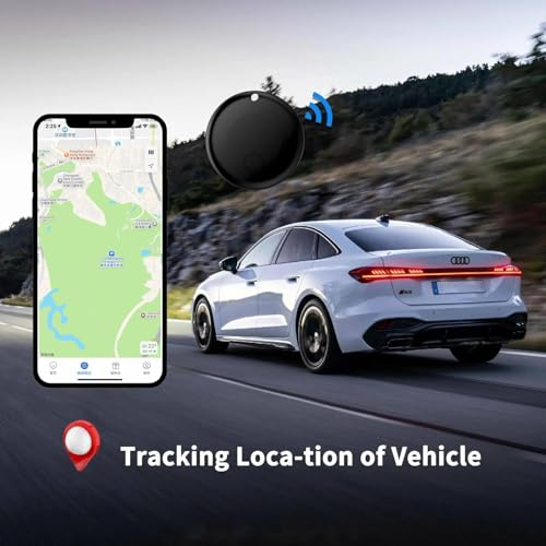 Image of GPS Tracker for Vehicles,Magnetic Waterproof Car Tracker, No Monthly fees, Mini Portable GPS Tracker for Cars, Trucks, Motorcycle, Anti-Theft（iOS Only）
