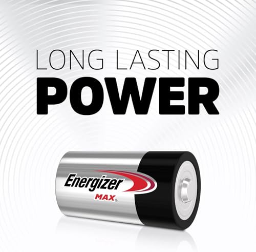 Image of Energizer MAX D Batteries, Premium Alkaline D Cell Batteries, Long-Lasting Power and Protection for Your Everyday Devices!
