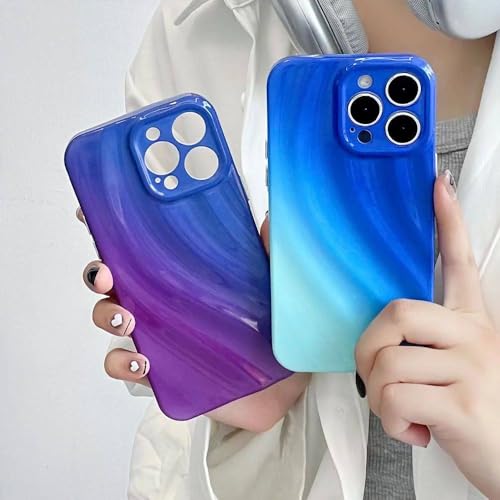 Couverture arrière dégradée antichoc iPhone 12 Pro Max à rayures
