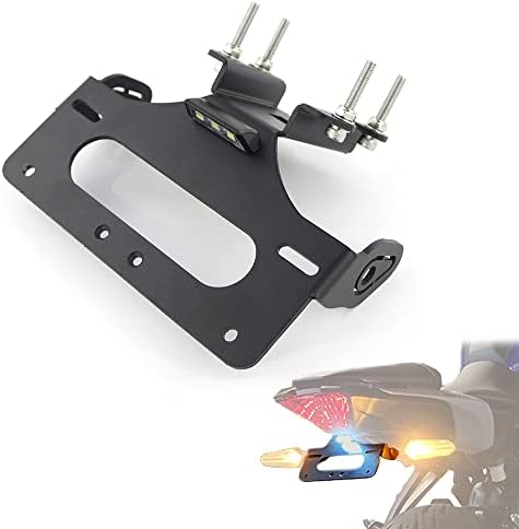 Xitomer Tail Tidy, Fender Eliminator Fit for FZ-07 MT-07 2014 2015 2016 2017 2018 2019 2020, with LED License Plate Light, Compatible with OEM/Stock Turn Signal