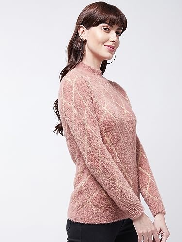Image of Modeve Women Checkered Sweater for Winters