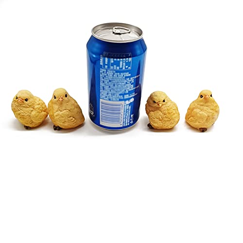 Posee Outdoor Garden Decoration Little Yellow Chicks Chicken Statues Lawn Ornament 2 Inches #TOP1