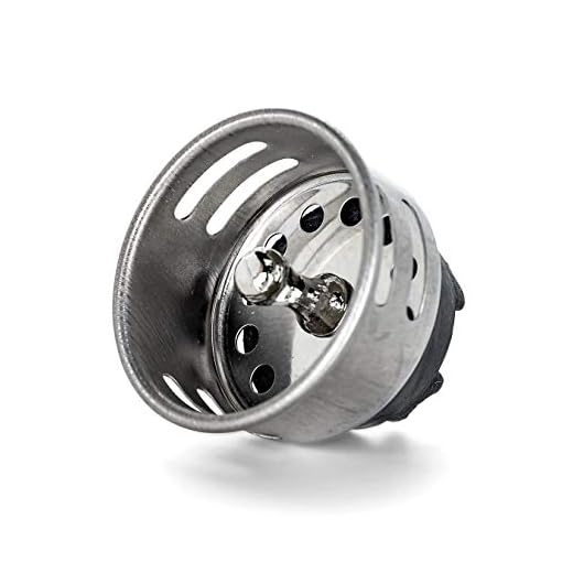 Camco Replacement RV Kitchen Sink Drain Basket | Replacement Part for Your RV's Kitchen or Bar Sink Drain | Works 42277 Replacement Sink Drain (42278)