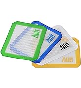 Nonstick Silicone Slick Mat Pad [4-PACK] for Wax / Art (Dabs of Hot Glue) - Small - 5 X 4 Inch